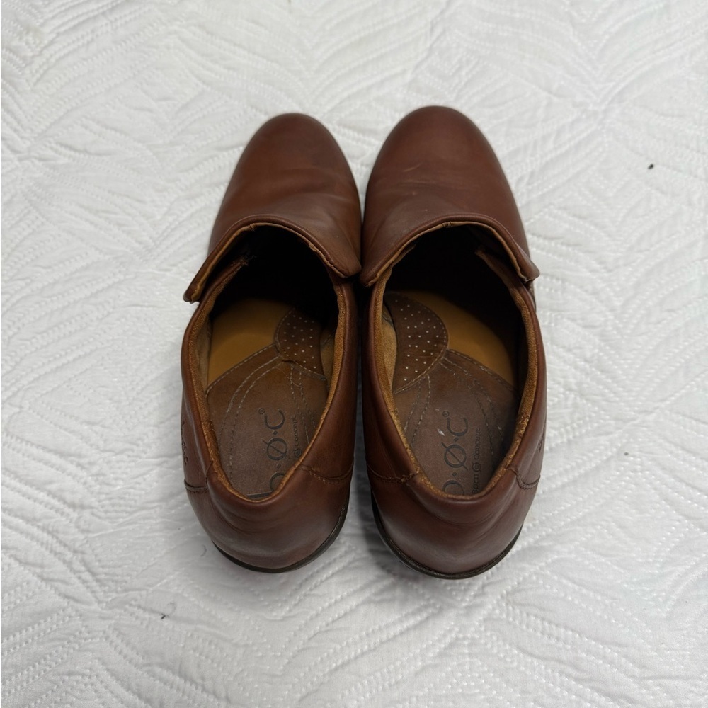 BOC Women’s Brown Leather Slip on Clogs. Size 9 - Picture 6 of 9